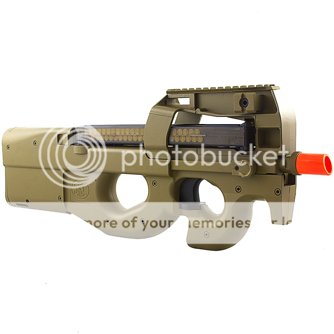 400 FPS P90 LICENSED FULL AUTO ELECTRIC AEG AIRSOFT GUN RIFLE TAN w